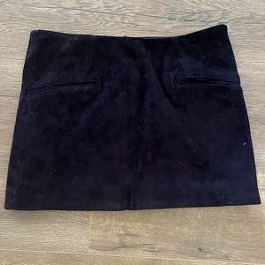 Velvet mini-skirt, BIRD by Juicy Couture, Size S. Deep Purple.